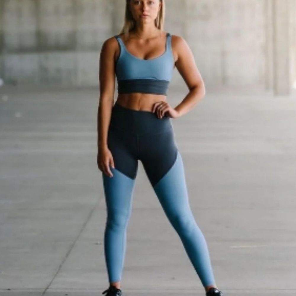 Zyia Active Storm Parallel Luxe Hi-Rise Leggings size 2